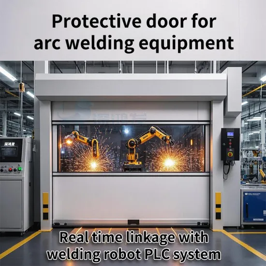 Industrial Electrical PVC High Speed Roller Shutter Fast Quick Door (HF-1088)