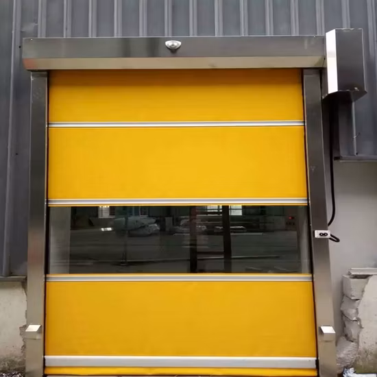 Industrial Electrical PVC High Speed Roller Shutter Fast Quick Door (HF-1088)